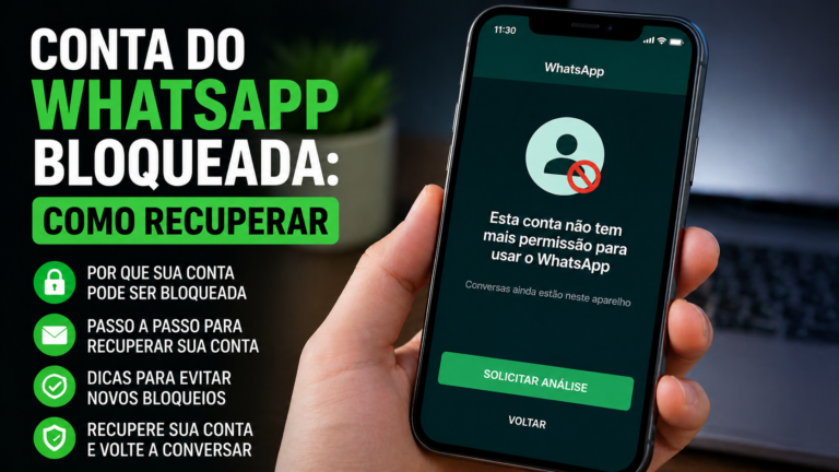 Conta do WhatsApp bloqueada: como recuperar