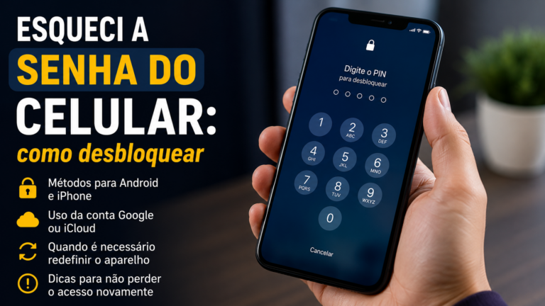 Esqueci a senha do celular: como desbloquear