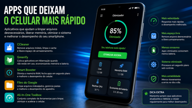 Apps que deixam o celular mais rápido