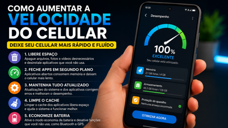 Como aumentar a velocidade do celular