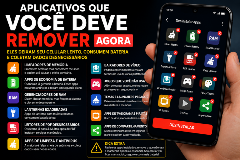 Aplicativos que você deve remover agora