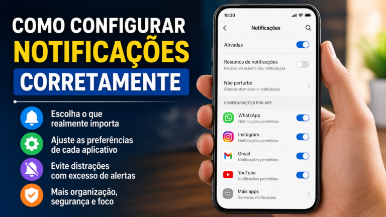 Como configurar notificações corretamente