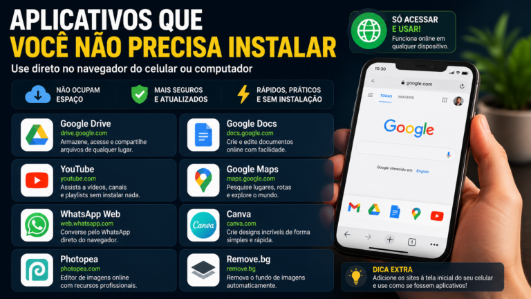 Aplicativos que você não precisa instalar