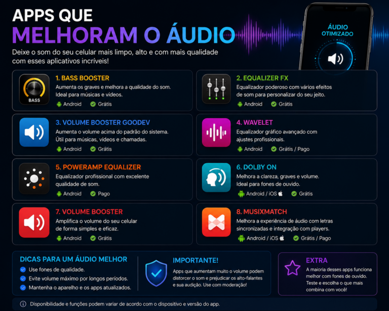 Apps que melhoram o áudio