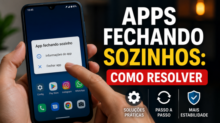 Apps fechando sozinhos: como resolver