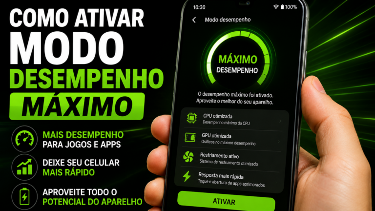 Como ativar modo desempenho máximo