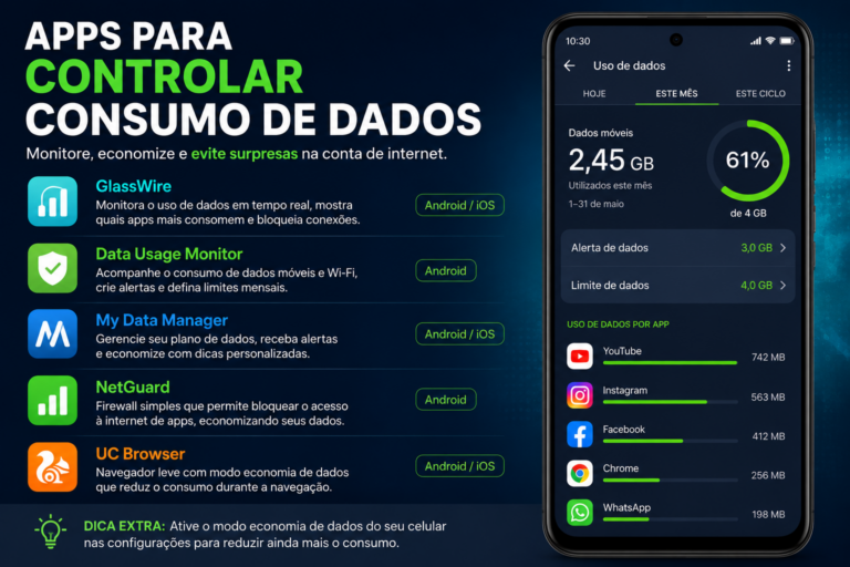 Apps para controlar consumo de dados