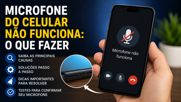 Microfone do celular não funciona: o que fazer