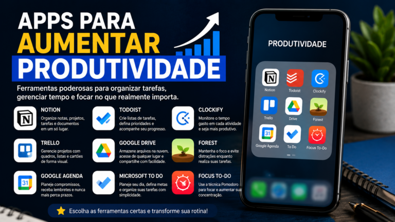 Apps para aumentar produtividade