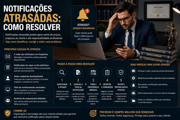 Notificações atrasadas: como resolver