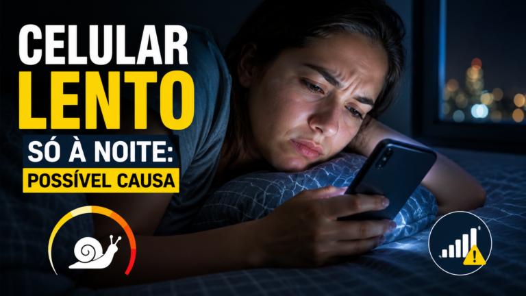 Celular lento só à noite: possível causa