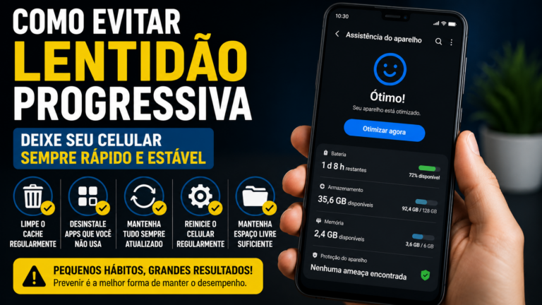 Como evitar lentidão progressiva