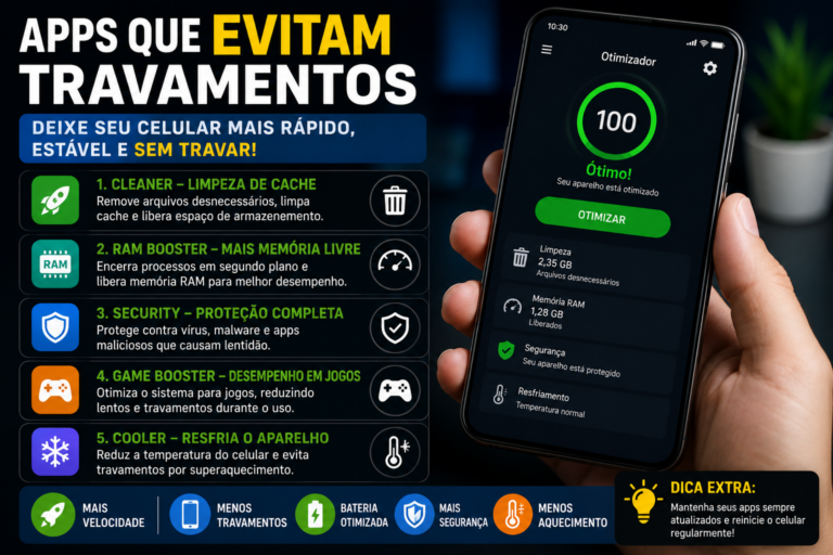 Apps que evitam travamentos