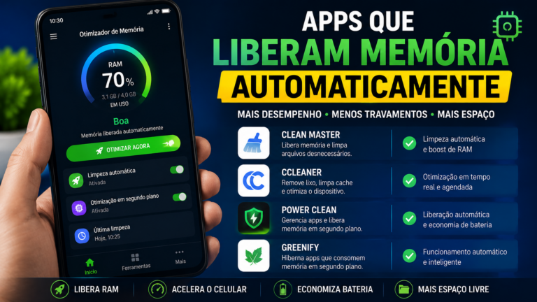 Apps que liberam memória automaticamente