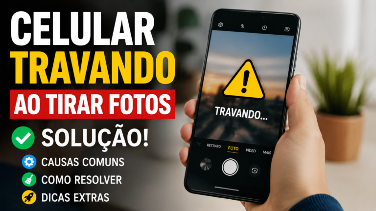 Celular travando ao tirar fotos: solução