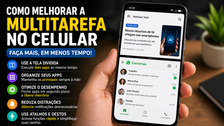 Como melhorar multitarefa no celular