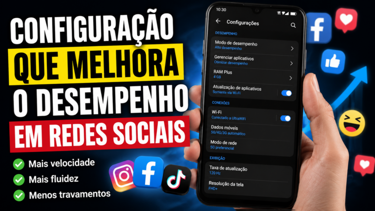 Configuração que melhora o desempenho em redes sociais
