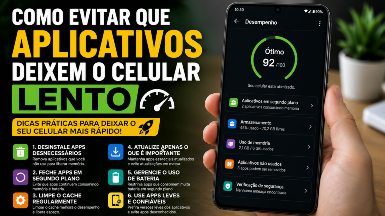 Como evitar que aplicativos deixem o celular lento