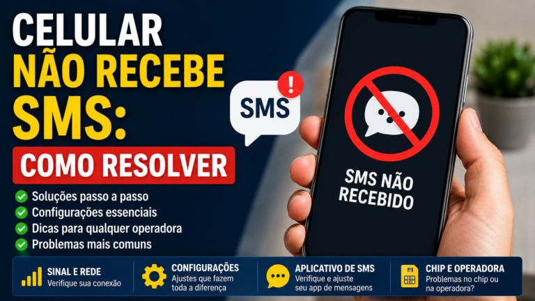 Celular não recebe SMS: como resolver