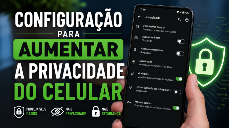 Configuração para aumentar a privacidade do celular