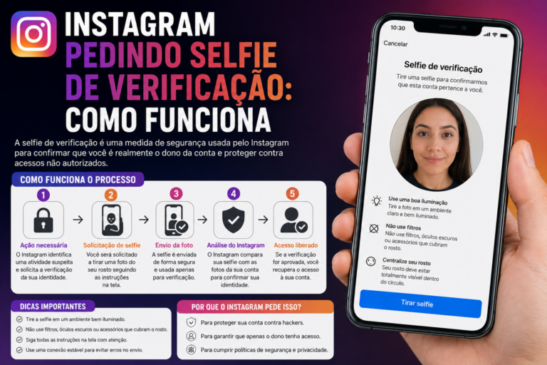 Instagram pedindo selfie de verificação: como funciona