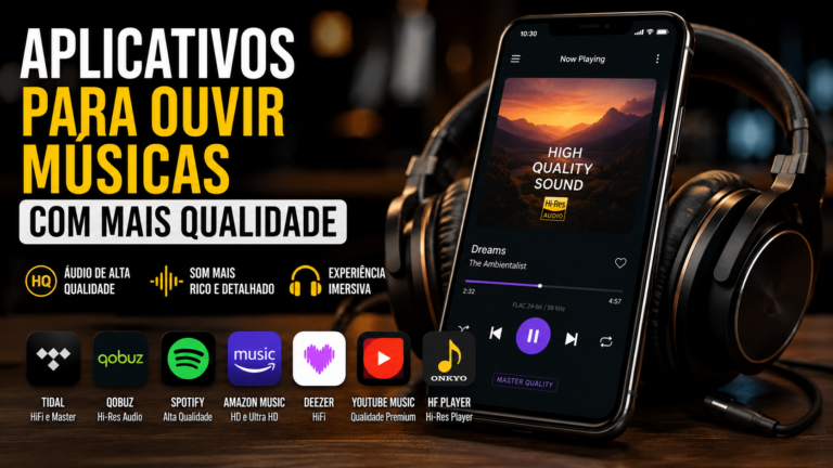 Aplicativos para ouvir músicas com mais qualidade