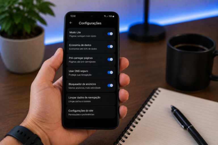 Como reduzir engasgos durante a navegação no celular