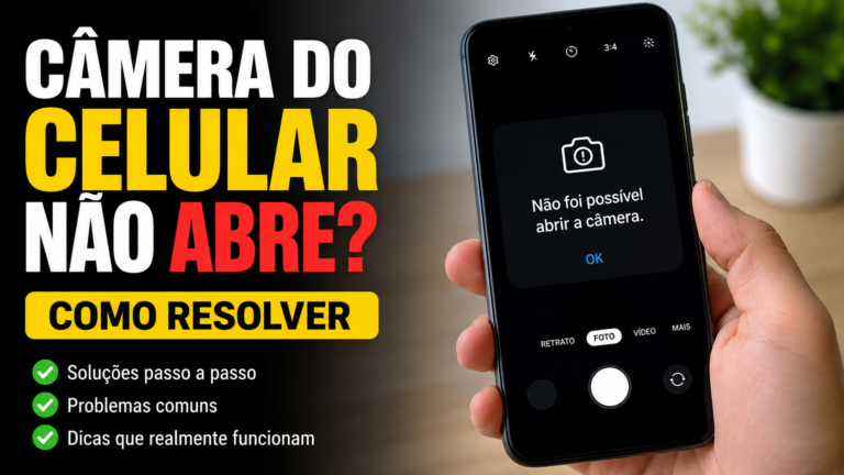 Câmera do celular não abre: como resolver