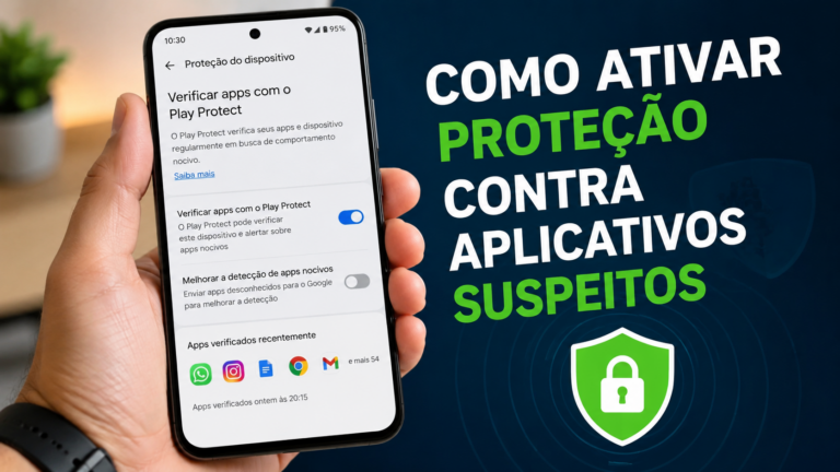 Como ativar proteção contra aplicativos suspeitos