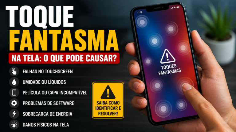 Toque fantasma na tela: o que pode causar